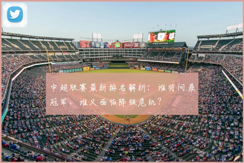 中超联赛最新排名解析：谁将问鼎冠军，谁又面临降级危机？